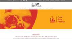 Desktop Screenshot of corkfilmfest.org
